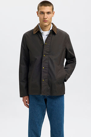 Selected Walter Waxed Cotton Jacket Delicioso