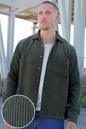 ONLY & SONS Tile Corduroy Shirt Rosin