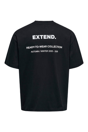 ONLY & SONS Lale Oversize Fit Tee Jet Black