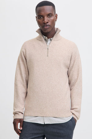 Jack & Jones Soho Ollie Knit Half Zip Atmosphere