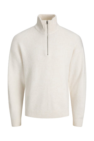 Jack & Jones Soho Ollie Knit Half Zip SN Moonbeam