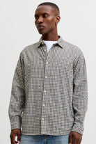 Jack & Jones Carter Check Shirt LS SN Cloud Dancer