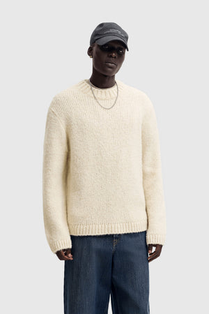 Jack & Jones Salamanco Knit Crew Neck Feather Gray