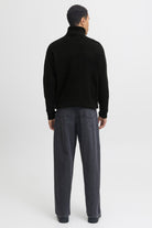 Jack & Jones Soho Ollie Knit Half Zip Black