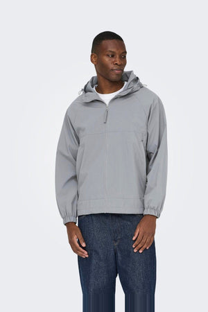 Only & Sons Sean Life Technical Jacket Otw Gray Flannel