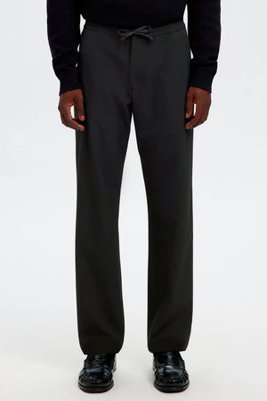 Selected Robert Straight Fit String Pants Black