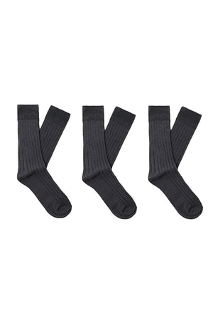 Selected Philip 3-Pack Sock Dark Grey
