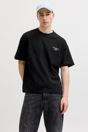 Jack & Jones Sanremo Back Tee SS Crew Neck Svart