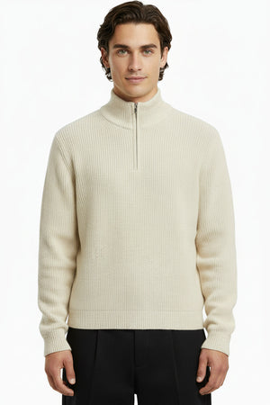 ONLY & SONS Join Reguler Fit High Neck Knit Egret