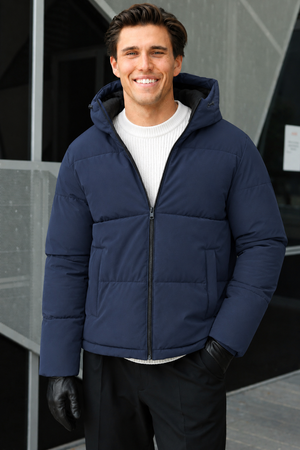 Jack & Jones Galaxy Puffer Jacket Sky Captain