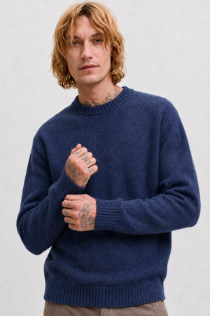Jack & Jones Soho Ollie Knit Crew Neck SN Navy Blazer