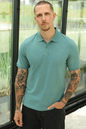 Jack & Jones Basic Polo SS Noos Mineral Blue