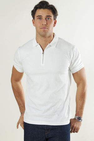 Selected Fave Polo Kortärmad Cloud Dancer