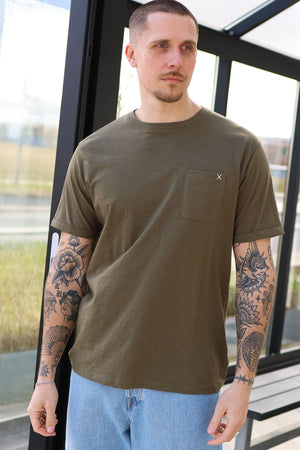Clean Cut Copenhagen Kolding Organic Tee S/S Army
