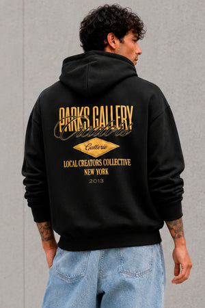Only & Sons Sparks Gallery Rlx Sweat Hoodie Noos Black
