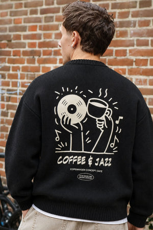 Only & Sons Jazz Knit Crew Neck Black