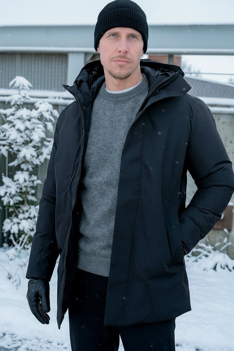 Jack & Jones Keen Stretch Parka Jacket Black