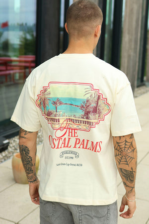 Jack & Jones Sanremo Back Tee SS Crew Neck SN Antique White t-shirt
