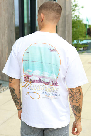 Jack & Jones Sanremo Back Tee SS Crew Neck SN Bright White T-shirt