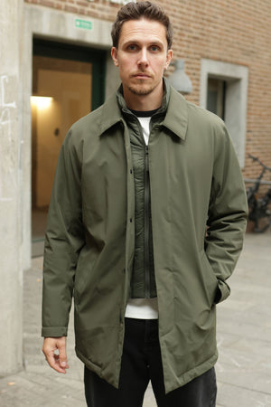 Jack & Jones Bladevon Mac Coat Forest Night