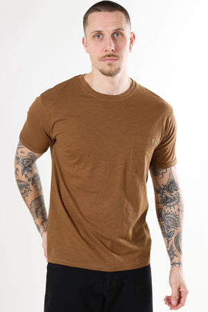 Clean Cut Copenhagen Kolding Organic Tee S/S Brown