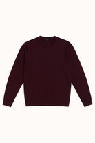 Clean Cut Copenhagen Merino Crewneck Knit Huckleberry Melange