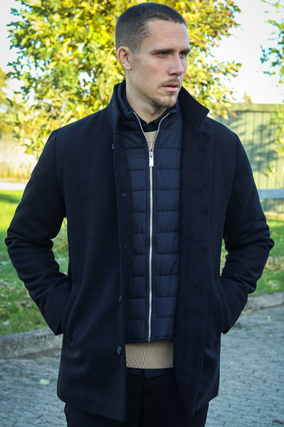 Jack & Jones Harrison Wool Jacket  Black