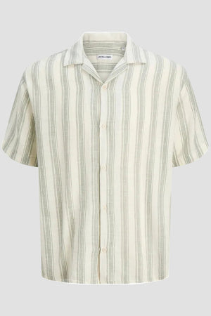 Jack & Jones Liam Resort Shirt SS Cloud Dancer