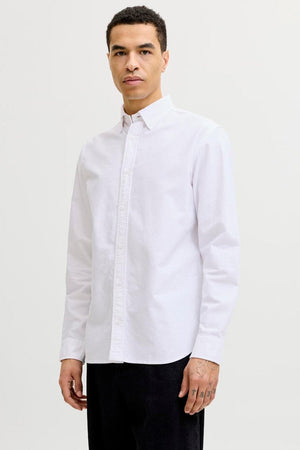 Jack & Jones Harvey Oxford Långärmad Skjorta White