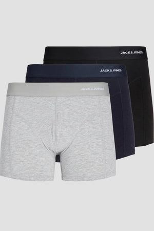 Jack & Jones Gabriel Bamboo Trunks 3 Pack Black
