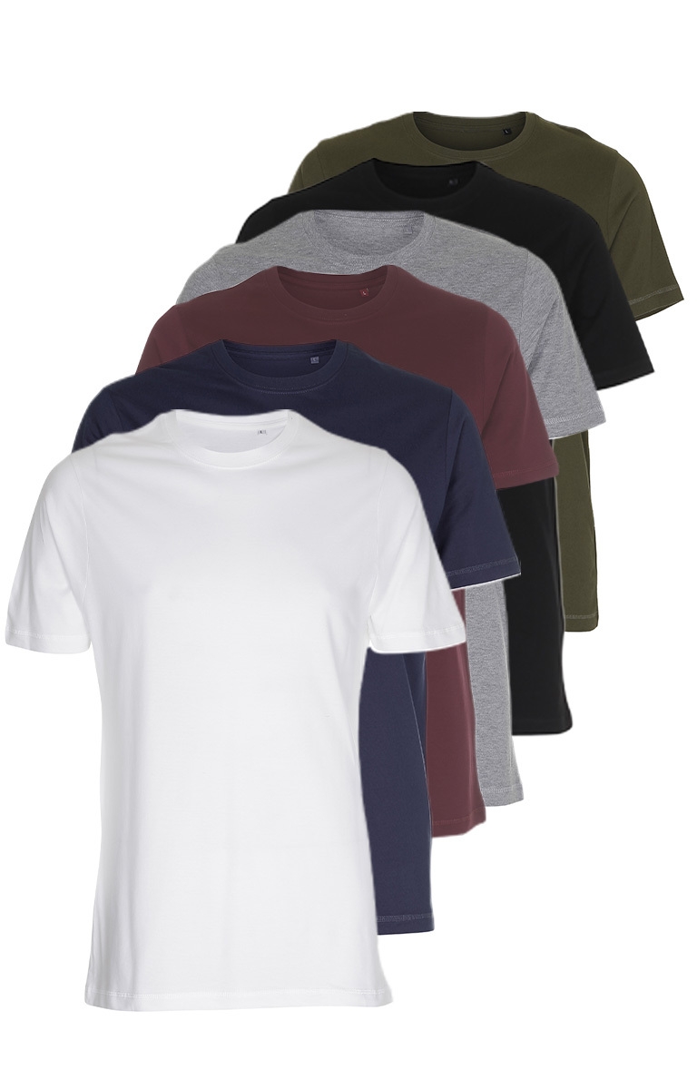 Mix & Match: 6 x Organic Basic T-shirts: 750:- (125:- PER STYCK)