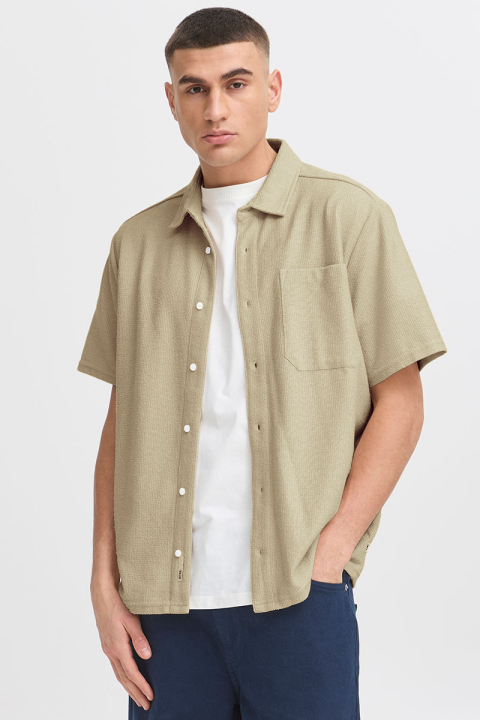 Solid Osvald Shirt Laurel Oak