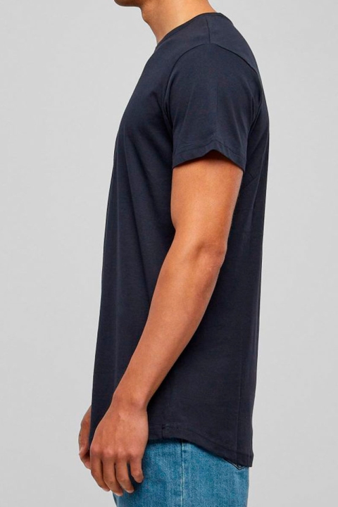 Urban Classics Shaped Long Tee Navy