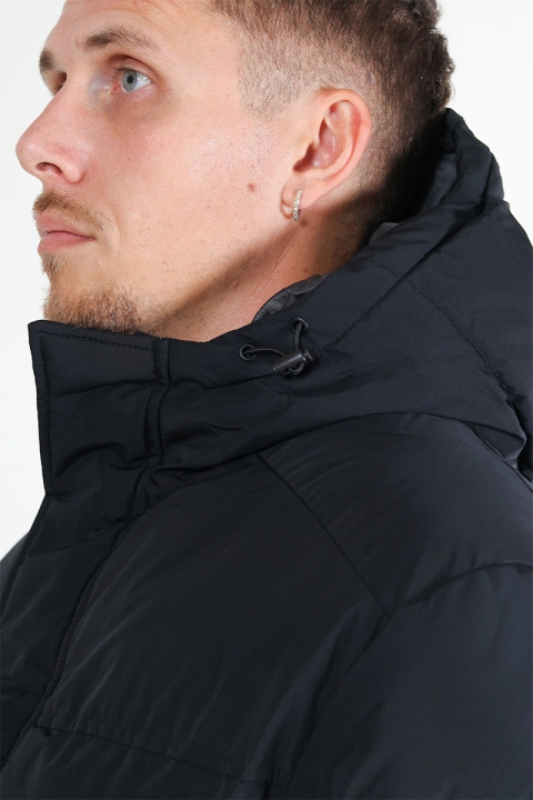 Jack & Jones Bradley Lon Puffer Hood Black