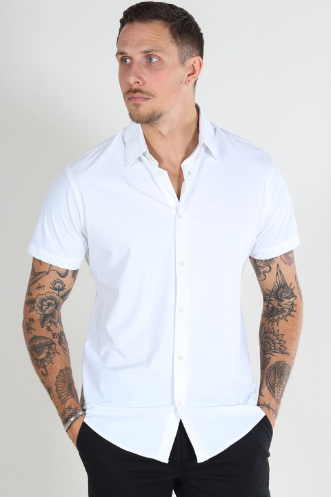 Jack & Jones Active Stretch Shirt SS White