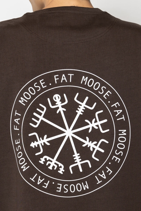 Fat Moose Toby T-shirt Dark Brown