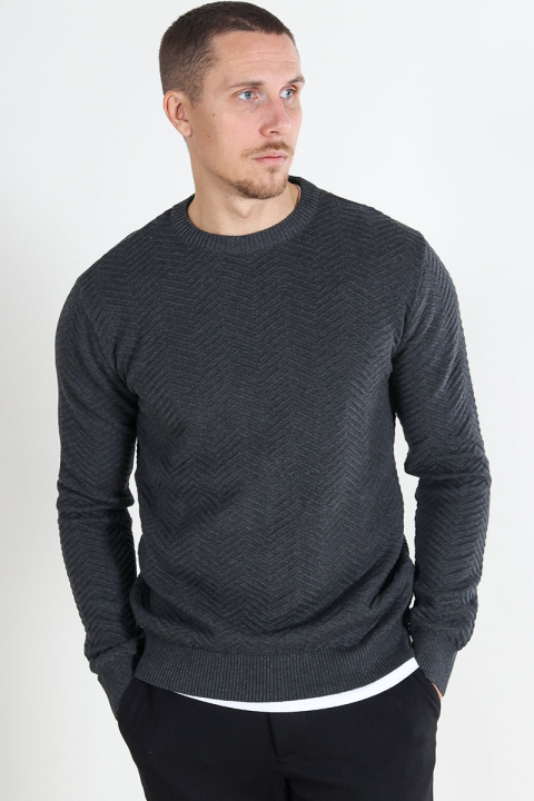 Kronstadt Carlo Cotton knit Charcoal Mix