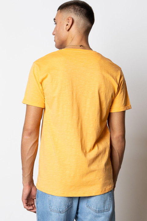 Clean Cut Copenhagen Kolding Organic Tee S/S Mock Orange