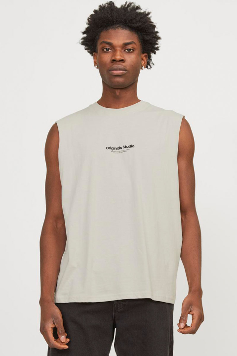 Jack & Jones Vesterbro Sleeveless Tee Moonbeam