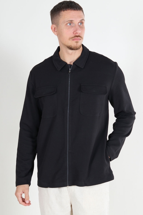 ONLY & SONS Kodyl Zip Overshirt Black