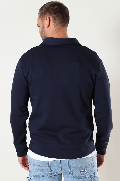 Selected Emanuel Soft Sweat Full Zip Sky Captain