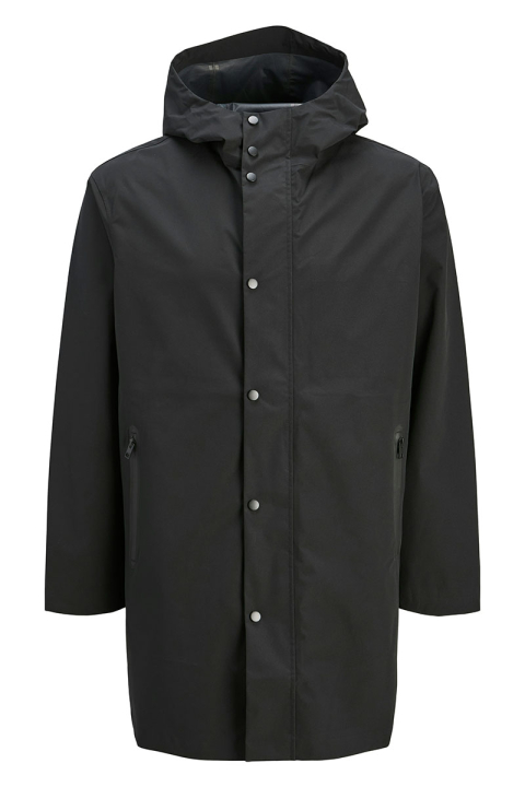 Jack & Jones Creagan Tech Rain Coat Black