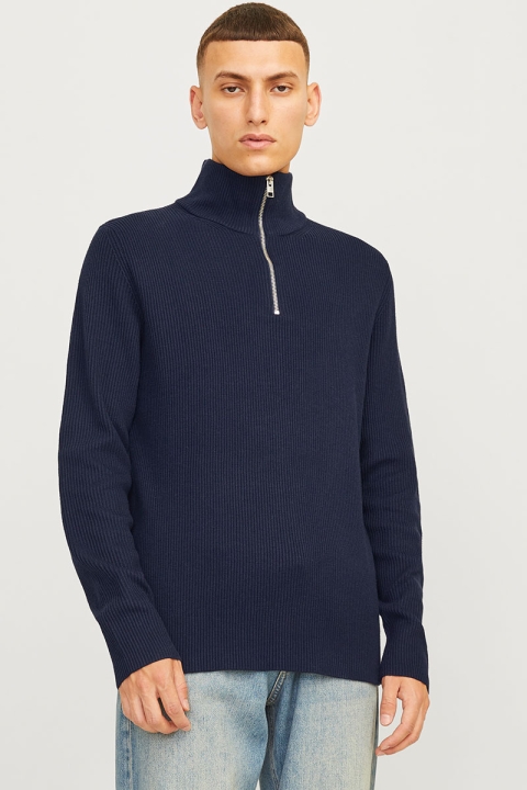 Jack & Jones Perfect Knit Half Zip Sky Captain