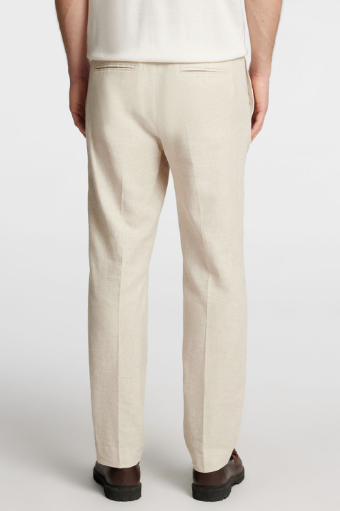 Selected Malik Sun Linen Pants Oatmeal