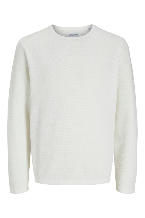 Jack & Jones George Knit Crew Neck Cloud Dancer