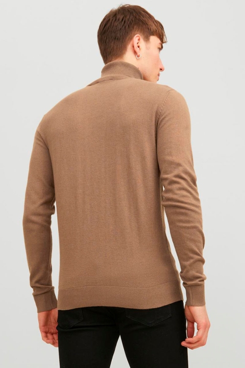 Jack & Jones Emil Knit Roll Neck Otter