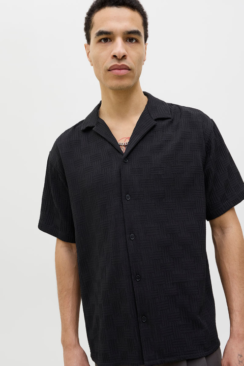 Jack & Jones Matteo Resort Shirt SS Black