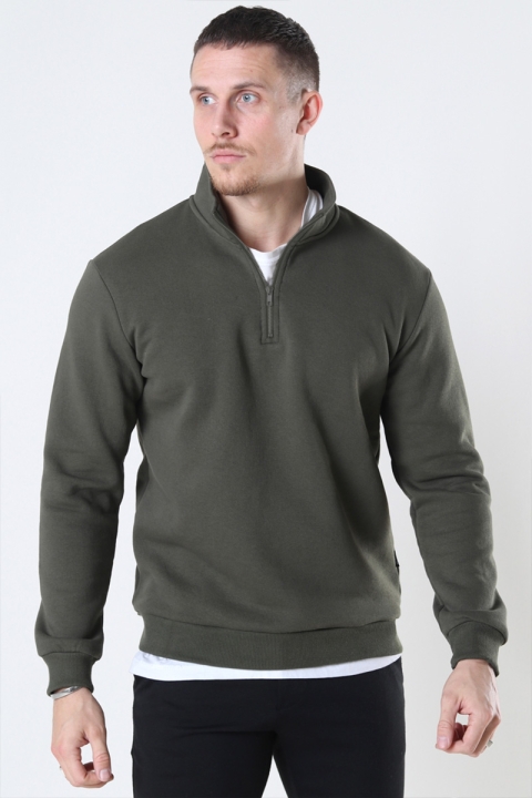 ONLY & SONS Ceres Half Zip Sweat Rosin