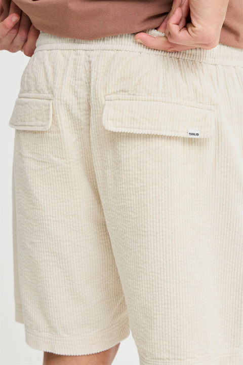 Solid Allan Elsticated Shorts Oatmeal