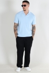 Selected Adley Waffle SS Polo Cashmere Blue